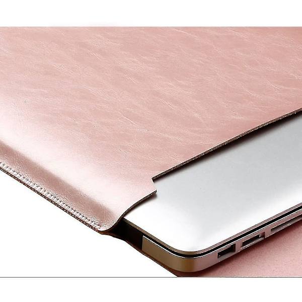 Cover för bärbar dator i mikrofiber Slim Case Lyxigt Pu Case Elagant skyddande cover Integrerad musmatta Kompatibel med Macbook Pro Pro
