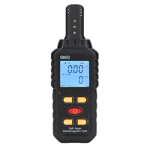 EMF Detektor Elektromagnetisk Strålingstester Magnetfeltmåler Digital Display