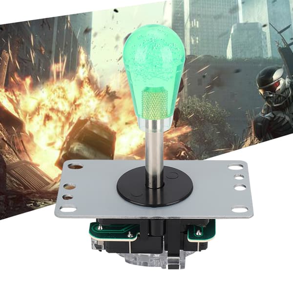 822B Enkelt DIY Arkade Joystick Tilbehørssæt til Arkade / Fighting Hjemmespil USB Sæt i Amerikansk Stil (Grøn)