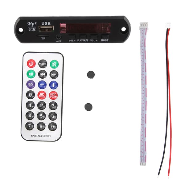 MP3 Bluetooth Fjärrkontroll Dekoderkort Hands Free Volymjustering Dekodermodul för MP3-spelare