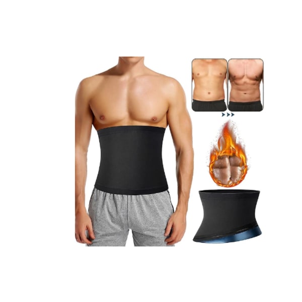 Magereduksjon for menn Sauna Body Shaper Trainer Korsett S-M