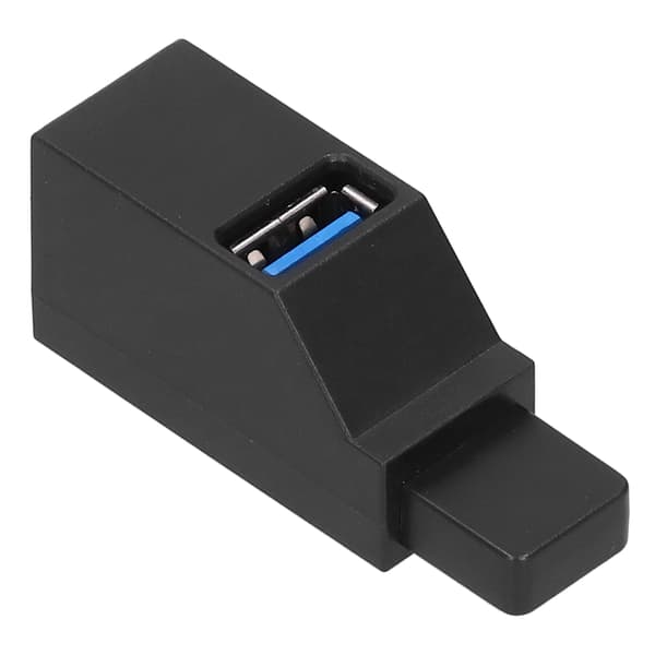 Bærbar USB-hub højhastigheds 3 porte med lanyard USB2.0 USB3.0 interface computerudstyr