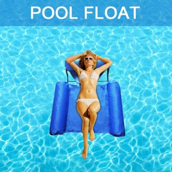 Simning Flytstol Pool Float Lounge, Vuxna Vattenstol Lounge