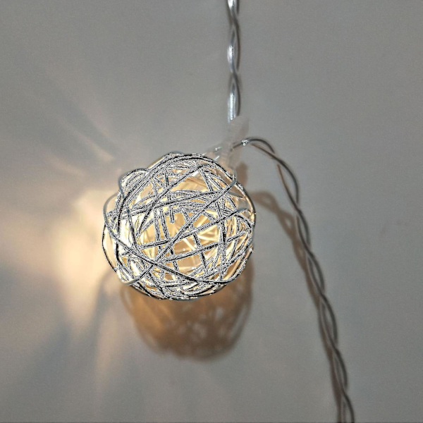 Hhcx-10led Battery Box Wire Ball String Light