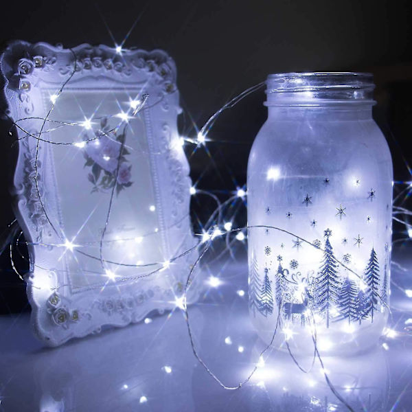 12-pack LED Fairy Lights Batteridrivna String Lights Vattentät 7 F