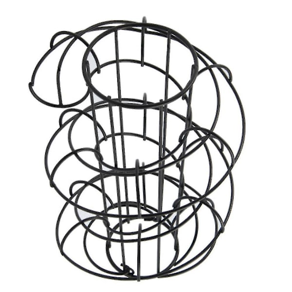 Hhcx-kitchen Spiral Egg Holder Stand Rack Storage Holds Practical Tool Black