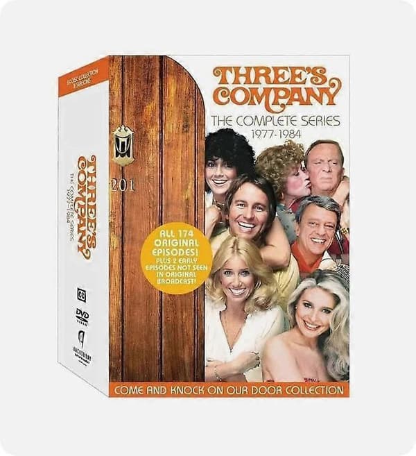 【BQ】Three's Company: Den komplette serie sæson 1-8 (DVD 29-disk sæt) engelsk version