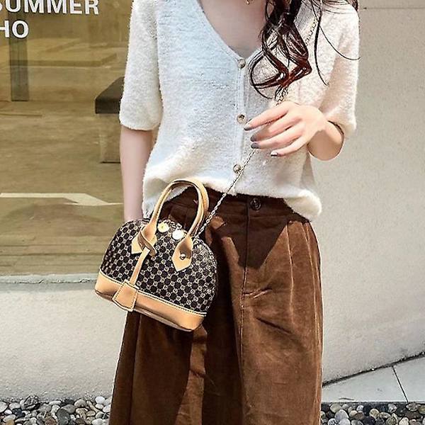 Kvinner Mini Liten Tote Bag Chain Messenger Skulderveske Dame Shell Bag