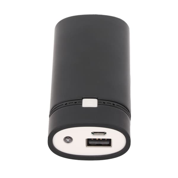 DIY USB Powerbank Skall til 2x18650 batterier - Sort
