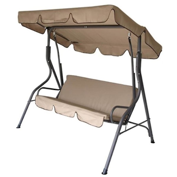 Patio Swing Chair Seat Cover Patio Dustproof Replacement Cover beige