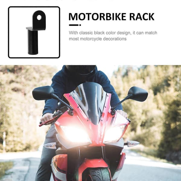Motorcykelspegelförlängare Backspegelfäste för motorcykelbruk