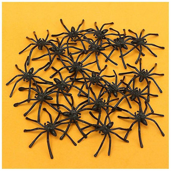 20 stk Halloween Fake Spider Joking Toy Party Prop Insekter
