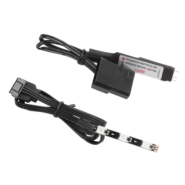 Fjärrkontrollset RGB Fullfärg Belysning CPU Vattenkylning Tank Controller Kit 5V