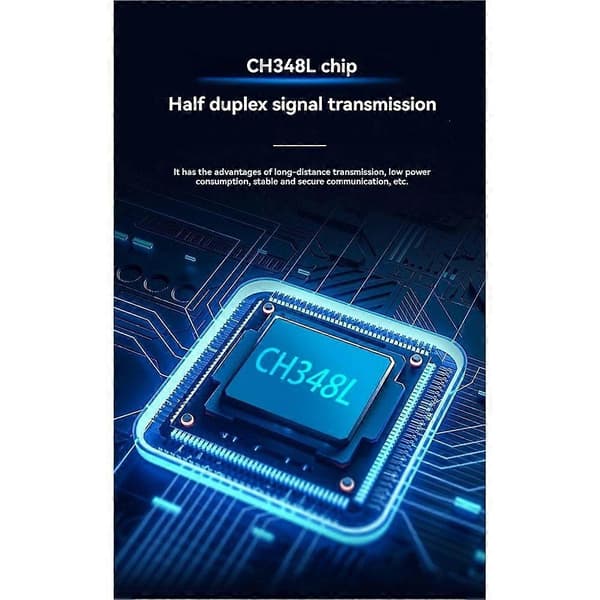 USB til 4-vejs RS485 kommunikationsmodul CH344Q halvdupleks signaloverførsel med indikatorlampe til scanner printer