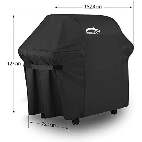 Grillovertræk UV/vandtæt/fugtsikkert grillovertræk (152,4 x 76,2 x 127 cm)