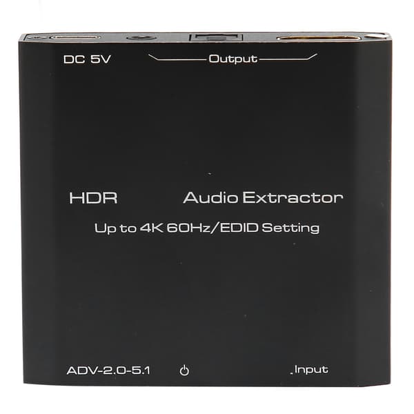 HDR HD Multimedia Interface Lydudtrækker Understøtter 4K 60Hz EDID Indstillingskonverter til HDCP Digital DTS 5.1 PCM