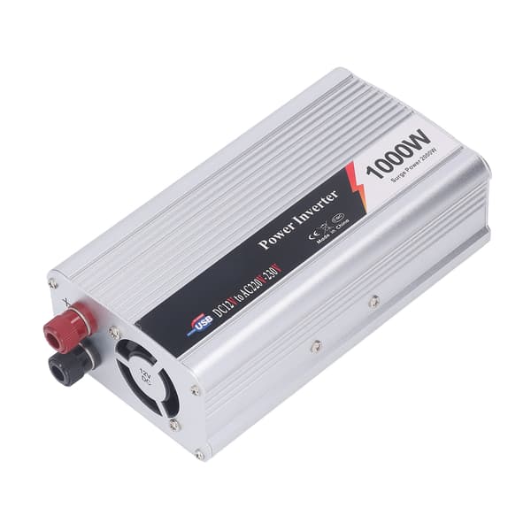 Køretøjsstrøminverter 1000W USB Stille Køleventilator DC12V til AC220-230V