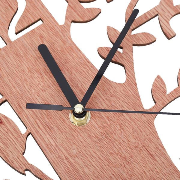 【BQ】Modern Round Wall Clock 3D Wall Clock Sticker Hanging Wall Clock Home Room Office Decor (#1)-FF- 0.4
