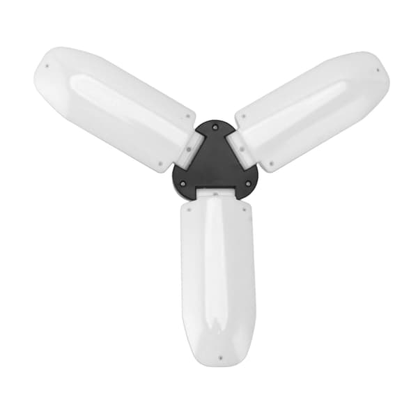 Solar Foldbart Lys 60LED 3 Blade USB Genopladeligt Solcellelys til Udendørs Camping