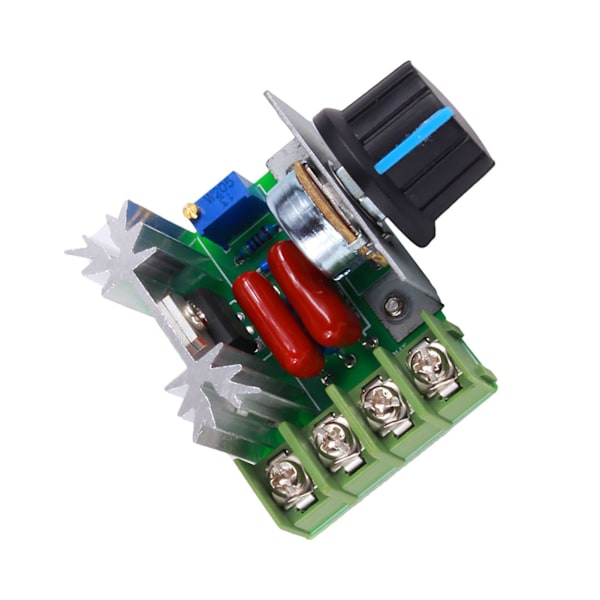 2000W AC Motorhastighetskontroller 50-220V 25A Justerbar Motorhastighetskontroller Spenningsregulator