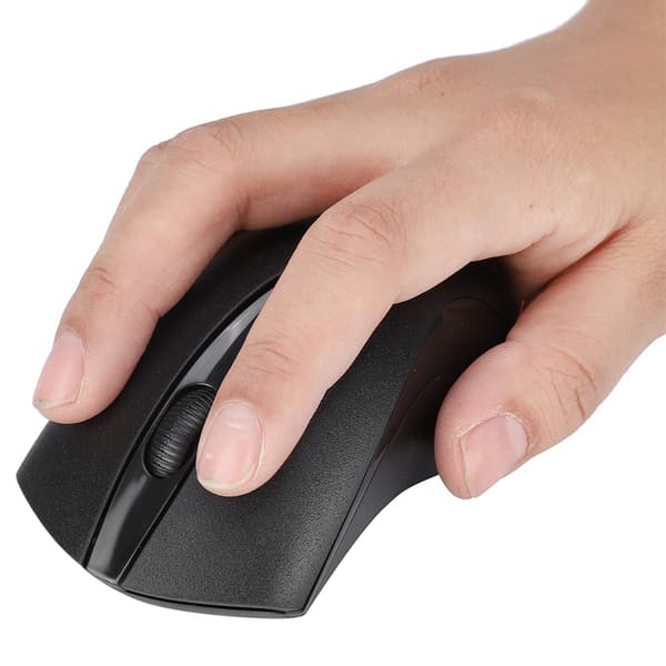 Trådløs Smart Optisk Mus Ergonomisk Design til Laptop Desktop