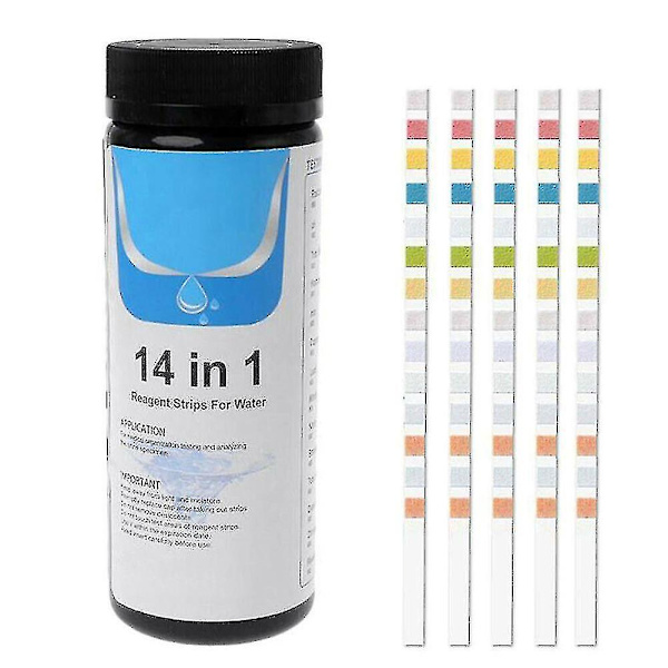 Monikäyttöinen 14 in 1 -uima-altaan testipaperi
