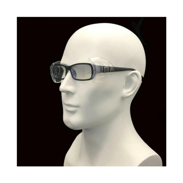 Universell slitesterk, gjennomsiktig sidebeskyttelse for beskyttelse av briller