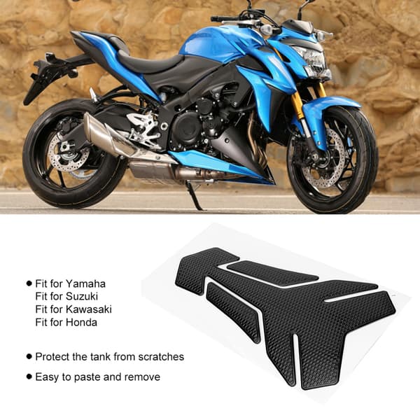 Yamaha Motorpyörän Polttoainesäiliön Tarrasuoja - Musta