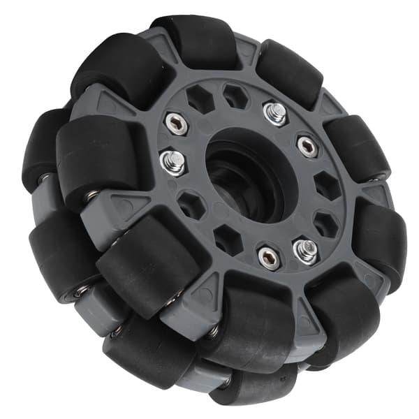 Holdbare 100 mm nylon gummi omnihjul for robotracing