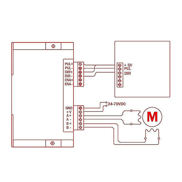 Dm542 Steg Motor Driver För 57 86 Series 2-fas Digital Stepper Motor Driver