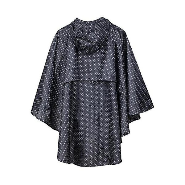 Tynd Hooded Regnfrakke Dame Dots Vandtæt - Lysegrøn M