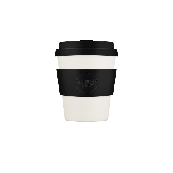oz 240 ml återanvändbar miljövänlig växtbaserad kaffekopp Melaminfri resemugg Black Nature 8oz/240ml