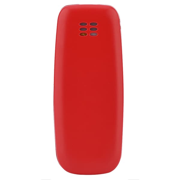 Lille Dual SIM GSM Mobiltelefon med Bluetooth - Rød