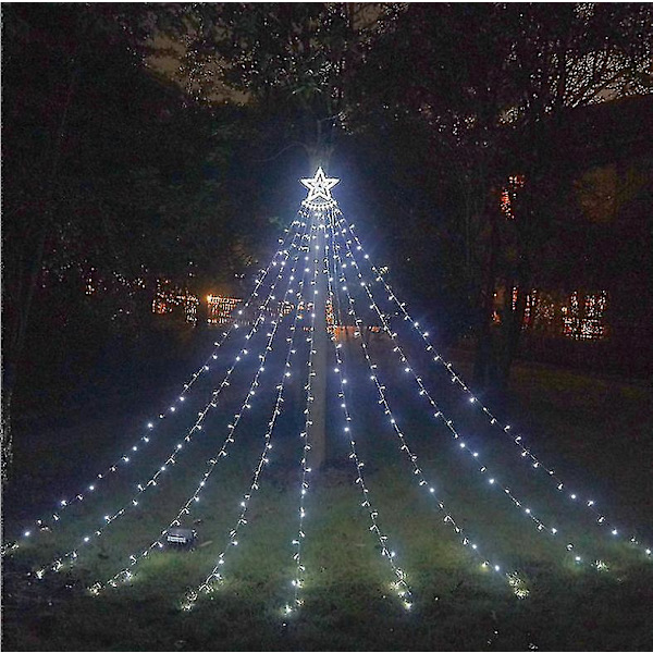 Led Lights Foss Lights Christmas Hanging Tree Lights Meteor Lights Garden white