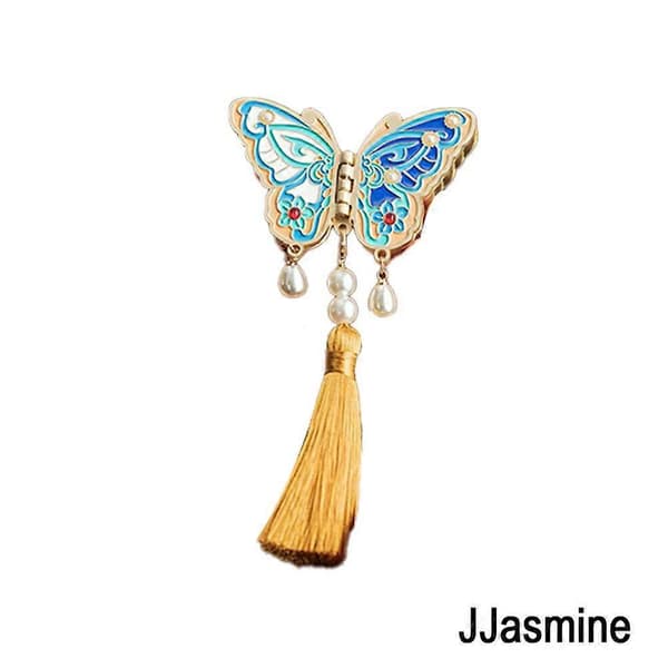 【BQ】Sommerfugl Solid Parfyme Medaljong - Langvarig og Elegant Gave JJasmine 6g