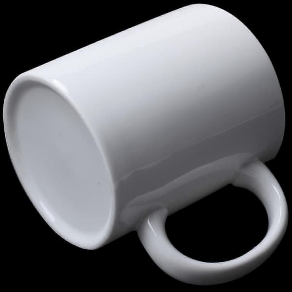 Keramisk kaffemugg med långfinger 300 ml Vit Nyhetspresent för humor och sarkasm