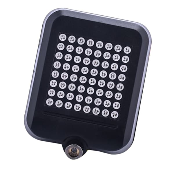 LED Cykel Baglygte Intelligent Sensing Autobrake USB Genopladelig Sort
