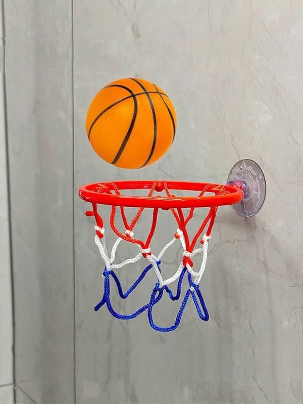 【BQ】Lite basketballsett koordinert håndledd solid gummi elastisk ball Barnetrening Skytespill Bordspillleketøy