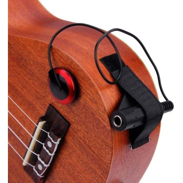 2 stk Piezo Kontakt Mikrofon Pickup Til Gitar Fiolin Banjo Mandolin Ukulele