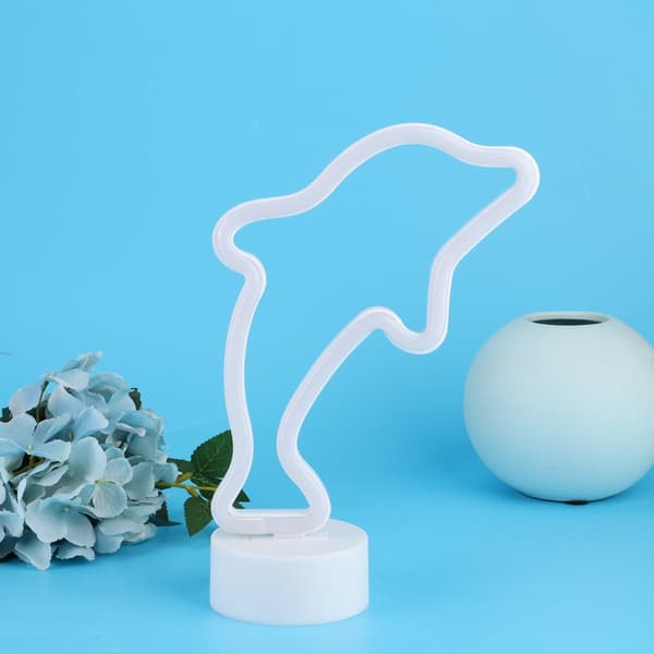Vanntett liten LED neon nattlampe for romdekor