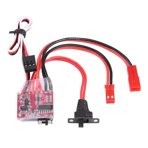 30A Børstet ESC Spilcontroller til 1/10 Skala RC Crawler Bil