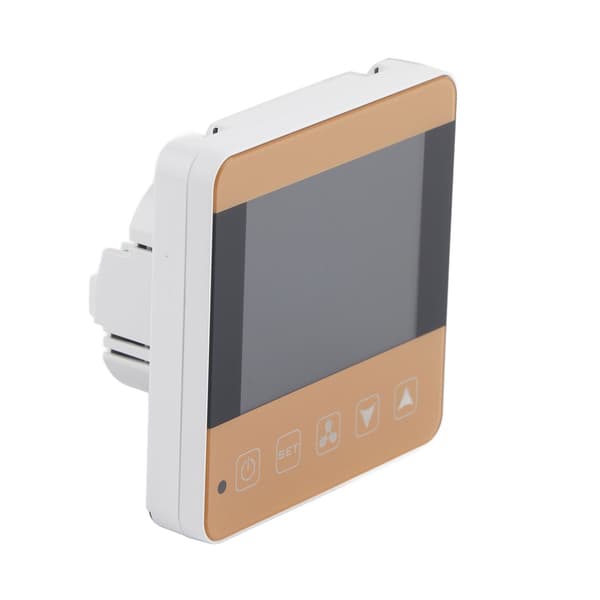 Intelligent LCD Digital Central Luftkonditionering Fläktkonvektor Termostat Temperaturregulator Allmän Typ