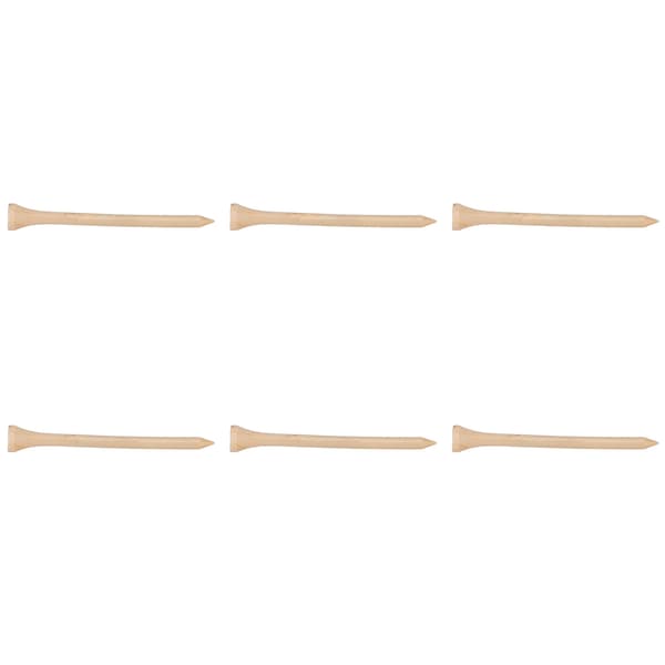 50-pack Starka Golf-Tees i Trä 83mm för Golftillbehör