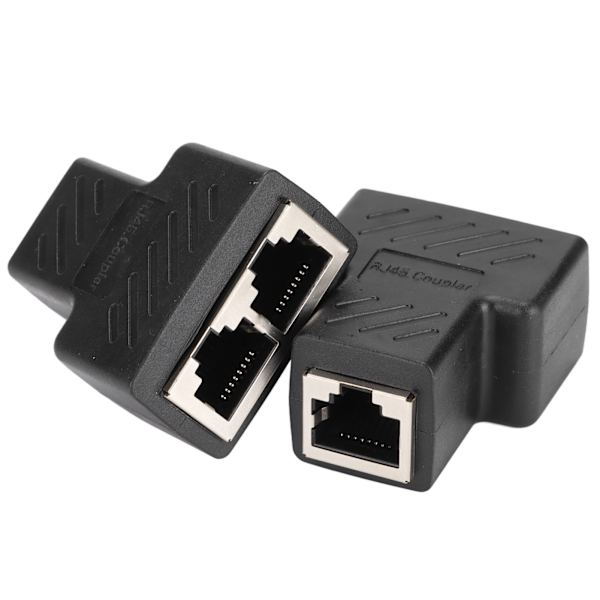 2 stk. Ethernet-splitter - Udvid dine netværksforbindelser
