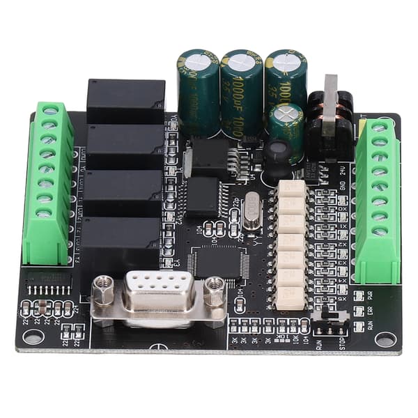 PLC Controller Programmerbart Industrielt Kontrolkort Relæudgang DC 24V FX1N‑10MR