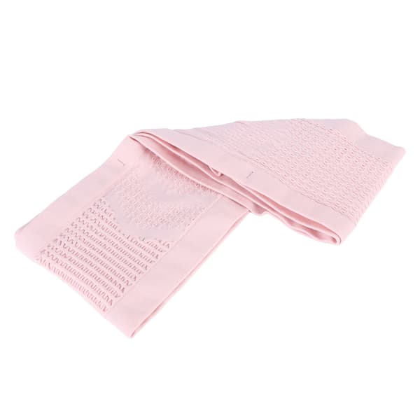 Dold midjeväska stor kapacitet 4 fickor andningsbar elastisk krok rosa M
