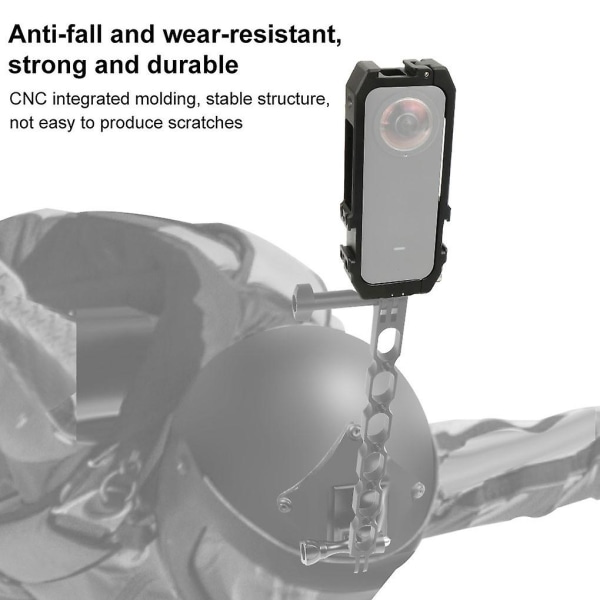 For Insta360 One X2 beskyttelsesramme med kald skobase Anti-fall Støvbeskyttelsesveske Støtsikker deksel Anti-ripe