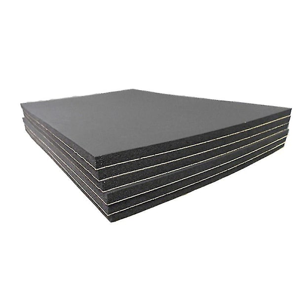 9 kpl 6mm itseliimautuva auton äänieristysvaimennin vaahtotyynyn eristys 30x50cm