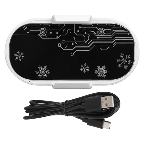 Mobiltelefon SemiConductor Køleventilator Bærbar Telefonkøler Køleplade til Gaming (Hvid)