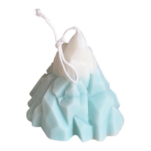 Candle Molddiy 3d Iceberg lysform, stearinlysfremstilling, aromaform, gør-det-selv silikoneform, juledekorative forme